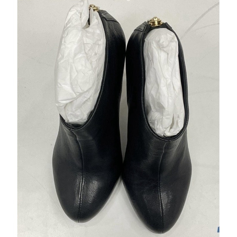 Women's New black Tory Burch booties shoes Leather Booties Size 8 - Picture 3 of 8